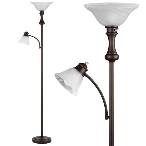 Red Barrel Studio Torchiere Floor Lamp Collection