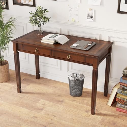 Red Barrel Studio Vintage Computer Desk - Classic Style Meets Modern Function