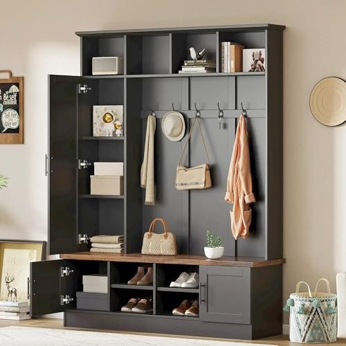 Hall Tree Solutions for Entryway Organization